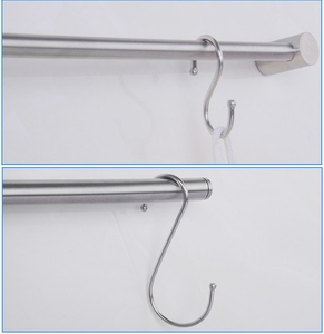 Vòng thiết kế lớn đồng thép không gỉ S số lượng lớn hiển thị <span class=keywords><strong>Tiny</strong></span> mini Kim Loại S trắng móc áo để bán - Product Image 5