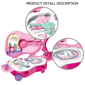 Maquiagem para fingir jogar brinquedo, violino, bagagem, cosméticos, maquiagem, conjunto, meninas, brinquedos - Product Image 4