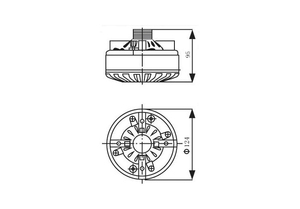 100 w चालक इकाई की अल्युमीनियम पीए सींग लाउडस्पीकर - Product Image 3