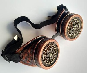 Steampunk lunettes unisexe Vintage Style victorien <span class=keywords><strong>Cosplay</strong></span> lunettes hologramme en alliage <span class=keywords><strong>de</strong></span> Zinc lunettes personnalisées - Product Image 2