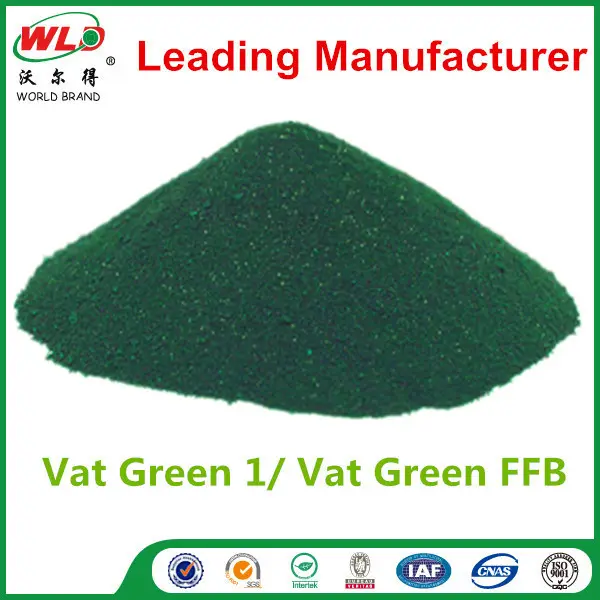 Indanthrene-tinte de algodón, Color verde, FFB C.I.Green, 1 unidad