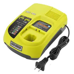 P117 Dual Kimia Intelliport Charger Li-ion & Ni-cad Ni-mh Battery Charger 12 V Max dan 18 V Max untuk Ryobi One Plus