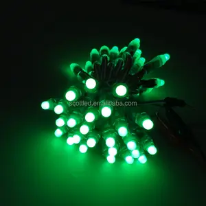 12V 12mm WS2811 Intelligent RGB Pixels IP68 Waterproof LED Light String