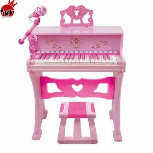 #Mini pink Upright Piano Educational Kids Musical Instruments Set Baby Music Toy