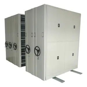 ตู้เก็บเอกสารความหนาแน่นสูงระบบอัดตู้เก็บโลหะระบบเก็บถาวร
