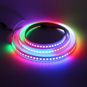 Ws2812b luz led uso al aire libre 2200 K 6500 K ws2811 5050 120led/m tira del rgb led de luz de color cambio