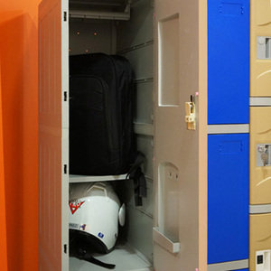 Armoire de <span class=keywords><strong>rangement</strong></span> pour bagages en plastique ABS Toppla T-382L, école, hôtel, dortoir, personnel, <span class=keywords><strong>colonne</strong></span> unique, deux portes, casiers - Product Image 3