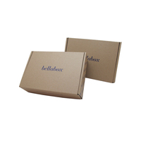 Boîtes d'expédition auto-érectables en carton ondulé, forme livre, couvercle avion, personnalisées, imprimées en kraft, recyclables, faites à la main, pour chaussures