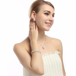 Jinse dragon Fleur Princesse Fleur Top Quality <span class=keywords><strong>Marquise</strong></span> Cut Stud CZ - Product Image 3