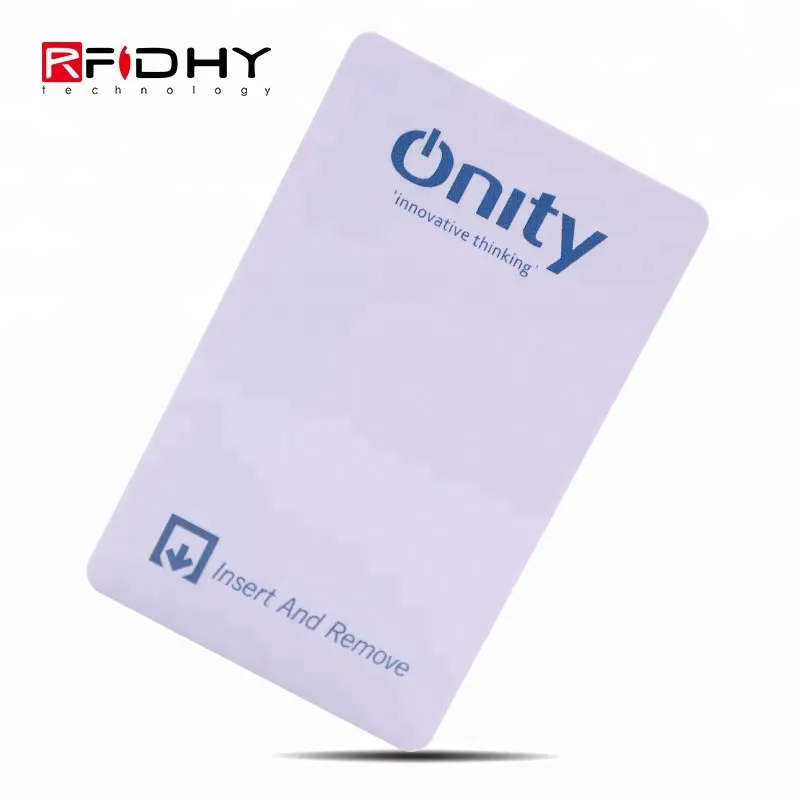 उच्च सुरक्षा होटल दरवाज़ा बंद निष्क्रिय आरएफआईडी कार्ड 13.56 MHz MIFARE क्लासिक 4 K Onity आरएफआईडी कुंजी कार्ड