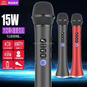 Microphone sans fil karaoké haut-parleur L598 L698 haute qualité 15 trompette, approvisionnement d'usine meilleure pièce - Product Image 1