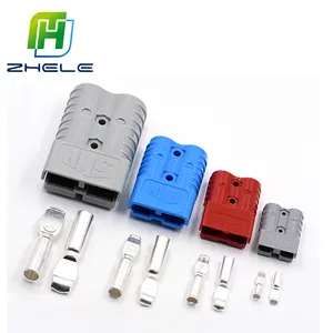 Customized 2 Pin 50A 175A Battery Connector Cable Electric Quick High Current Dc Power Connector With Terminal