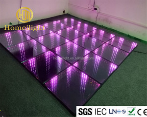 3D Magic <strong>Mirror</strong> LED Dance Floor <strong>Tiles</strong> for Hotel Home <strong>Disco</strong> Event - Product Image 5