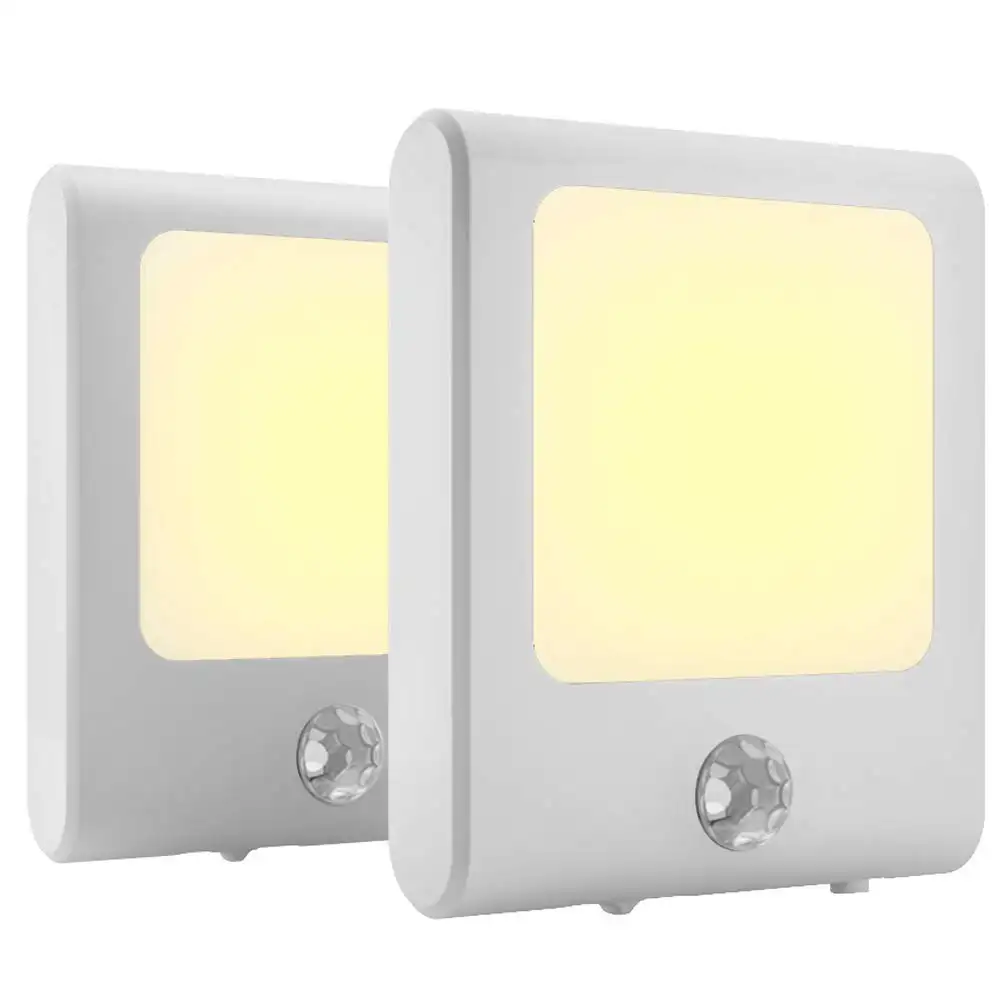 Plug in LED Motion Sensor Night Light, AUTO/ON/OFF Brightness Adjustable Motion Sensor Night Light
