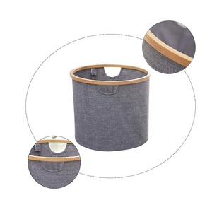 almacenamiento de casa de madera lavandería cesta de almacenamiento de <span class=keywords><strong>ropa</strong></span> de baño de la casa de los organizadores - Product Image 2
