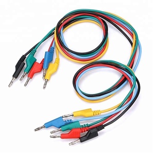 Câbles de test en silicone souple avec fiche banane empilable de 4,0 mm <span class=keywords><strong>pour</strong></span> multimètre - Product Image 4