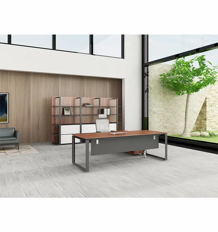 Luxus CEO Manager Melamin Holz Executive modernen Schreibtisch für Büromöbel