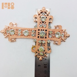 Adorno de Pastel con Cruz de Cristal <span class=keywords><strong>para</strong></span> Bautizo, Decoración de Boda, <span class=keywords><strong>Primera</strong></span> Comunión, Decoración de Baby Shower, Centro de Mesa Cristiano, Recuerdos - Product Image 3