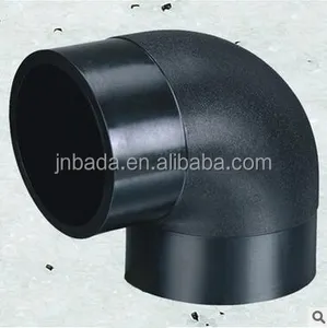 Tuberías de polietileno Hdpe DN160 de 90 deg, accesorios de tubería de fusión a tope, juntas de electrofusión de codo para pip de pe