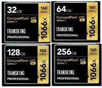 Kartu TransKing CF 133X, kartu Flash kompak plastik kecepatan tinggi-murah cocok dengan kamera dan perangkat garansi 1 tahun