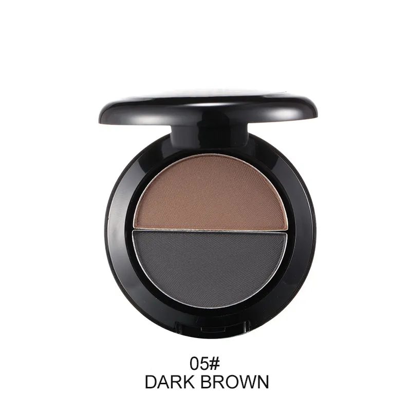 Wholesale Eyebrow Powder Private Label High Quality Eye Brow Makeup 2 Color Waterproof Eyebrow Powder Palette