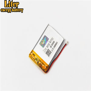 Connector 1,25-2 P 503450 v 1000 mAh <strong>3</strong>,7 V rechargeable LiPo battery solar rechargeable lithium-ion polymer lithium battery with PCM - Product Image 4