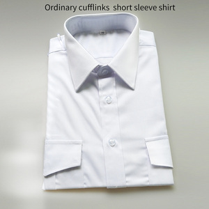 <span class=keywords><strong>Camicia</strong></span> formale bianca di alta qualità con spalline Casual OEM manica <span class=keywords><strong>corta</strong></span> in maglia traspirante intrecciata per la stagione estiva - Product Image 6