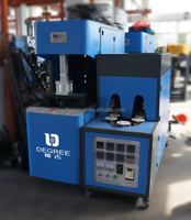 Machine de soufflage semi-automatique pour bouteilles PET, modèle Delta, avec moteur PLC, pompe, chauffage infrarouge et haute pression – Meilleure vente