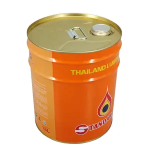 25 liter metal oil drum 25L industrial use pail with spout lid
