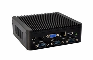 2015 4 puertos <span class=keywords><strong>serie</strong></span> micro pc Qotom-Q180C celeron J1800 dual core 2.41 GHz win8 X86 10 W 12 V computadoras <span class=keywords><strong>de</strong></span> escritorio - Product Image 1