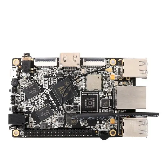 Venda quente Laranja Pi Ganhar Mais A64 Quad-core 2GB WI-FI Suporte Placa de Desenvolvimento linux