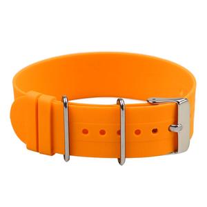 LAIHE高品質シリコーンワンピース時計バンドリストストラップ18mm 20mm 22mmゴム時計バンド - Product Image 3