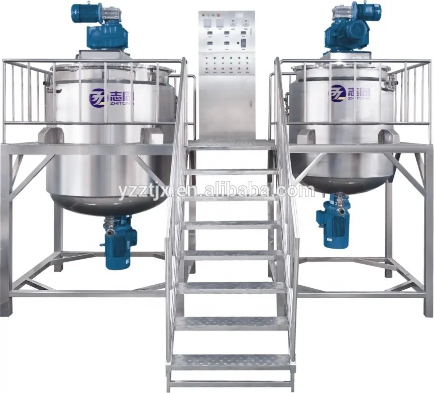 ZT-100L Reactie agitator waterkoker/rvs tank met mixer/mixer tank coametics vloeistof/cream/shampoo