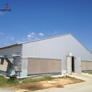 Galvanizado prefabricado Estructura de acero gallinero criador de aves de corral <span class=keywords><strong>casa</strong></span> de gallinas Cobertizo - Product Image 6