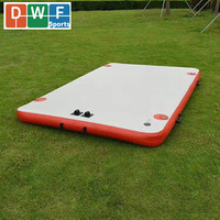 Plate-forme flottante gonflable, station de ponton à Air, radeau de travail pour piscine
