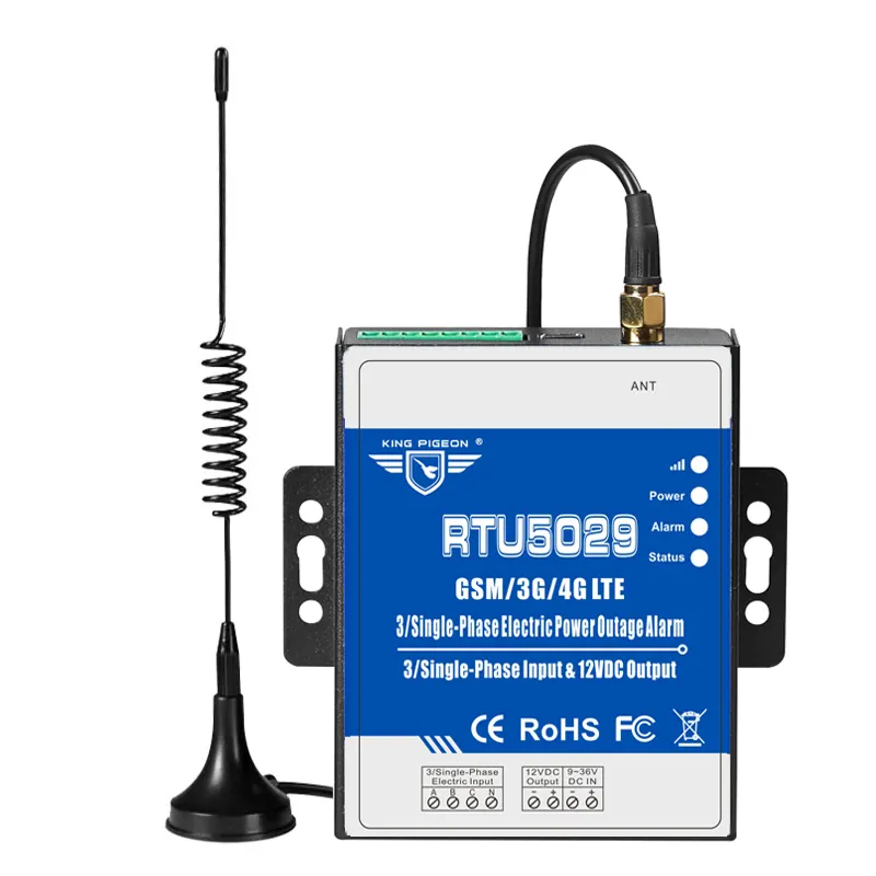 جي إس إم الجيل الثالث 3G 4G LTE 3/مرحلة واحدة الكهربائية إنذار انقطاع التيار الكهربائي RTU5029B
