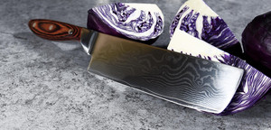 <span class=keywords><strong>Amazon</strong></span> Damasco cuchillo de acero cocina picar Damasco cuchillo - Product Image 3