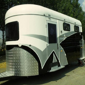 Remolque flotante de 2 <span class=keywords><strong>caballos</strong></span> de lujo galvanizado 2024, carro de carga de <span class=keywords><strong>caballos</strong></span> de ángulo recto o personalizado <span class=keywords><strong>con</strong></span> CE ISO - Product Image 5