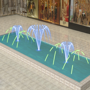 Trang trí Ngoài Trời 10 <span class=keywords><strong>M</strong></span> * <span class=keywords><strong>3</strong></span> <span class=keywords><strong>M</strong></span> Điều Khiển Chương Trình Đài Phun Nước - Product Image 2