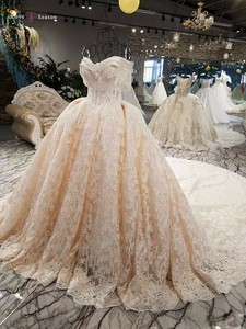 LSS002 de haute qualité de luxe chérie, plus la taille des femmes longues robe de bal musulmane robe de mariée islamique vintage - Product Image 2