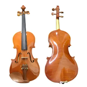 Aiersi brand wholesale factory price OEM Violin with flame maple skin plywood violin size 4/4-1/16 for sale made in China