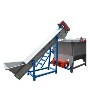 Complete 200 Kg/H Pe/Pp Nylon Bag Abs Frictional Production Line Recycle Plastic Film Recycling Machine
