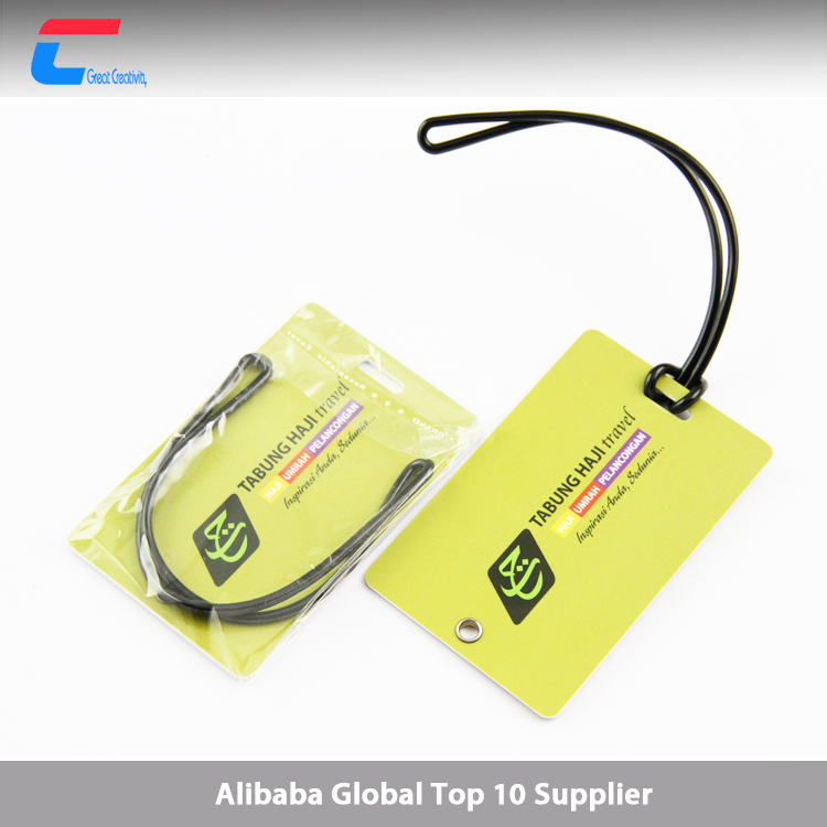 Полный цвет CMYK печати ПВХ RFID Багажная Бирка