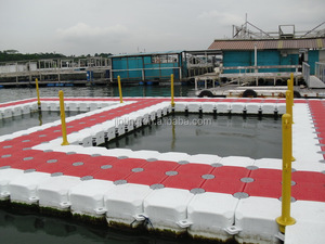 Quai flottant modulaire de ponton en plastique d'aquaculture pour la cage de pêche - Product Image 6