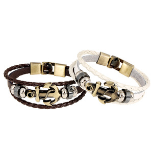 Gelang Jepret Pria Wanita, Gelang Jimat Huruf Kulit X - Product Image 4