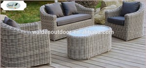 Tutte le condizioni atmosferiche in <span class=keywords><strong>rattan</strong></span> <span class=keywords><strong>esterno</strong></span> 4- persona resina patio vimini set(DH- 0018) - Product Image 1