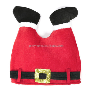 Père noël pieds coincés dans la cheminée nouveauté chapeau à l'envers - Product Image 2