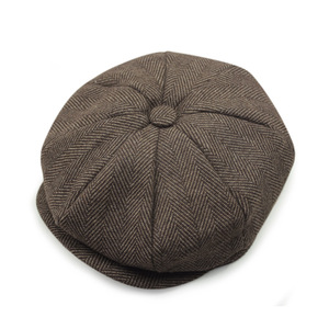 Moda gery lana su misura da uomo cap all'ingrosso duro tesa berretto - Product Image 2