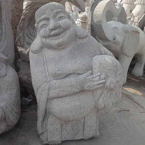 Piedra laughing <span class=keywords><strong>Buddha</strong></span> estatuas del jardín - Product Image 5