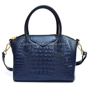 Hot sell embossed PU leather with crocodile emboss for handbags usage
